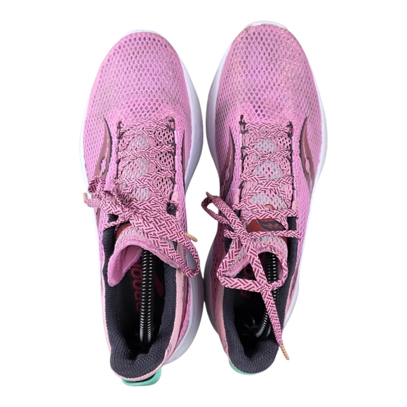 Saucony Kinvara 14 Women's Running Shoes Peony/Sprig Size 10 - Picture 6 of 8